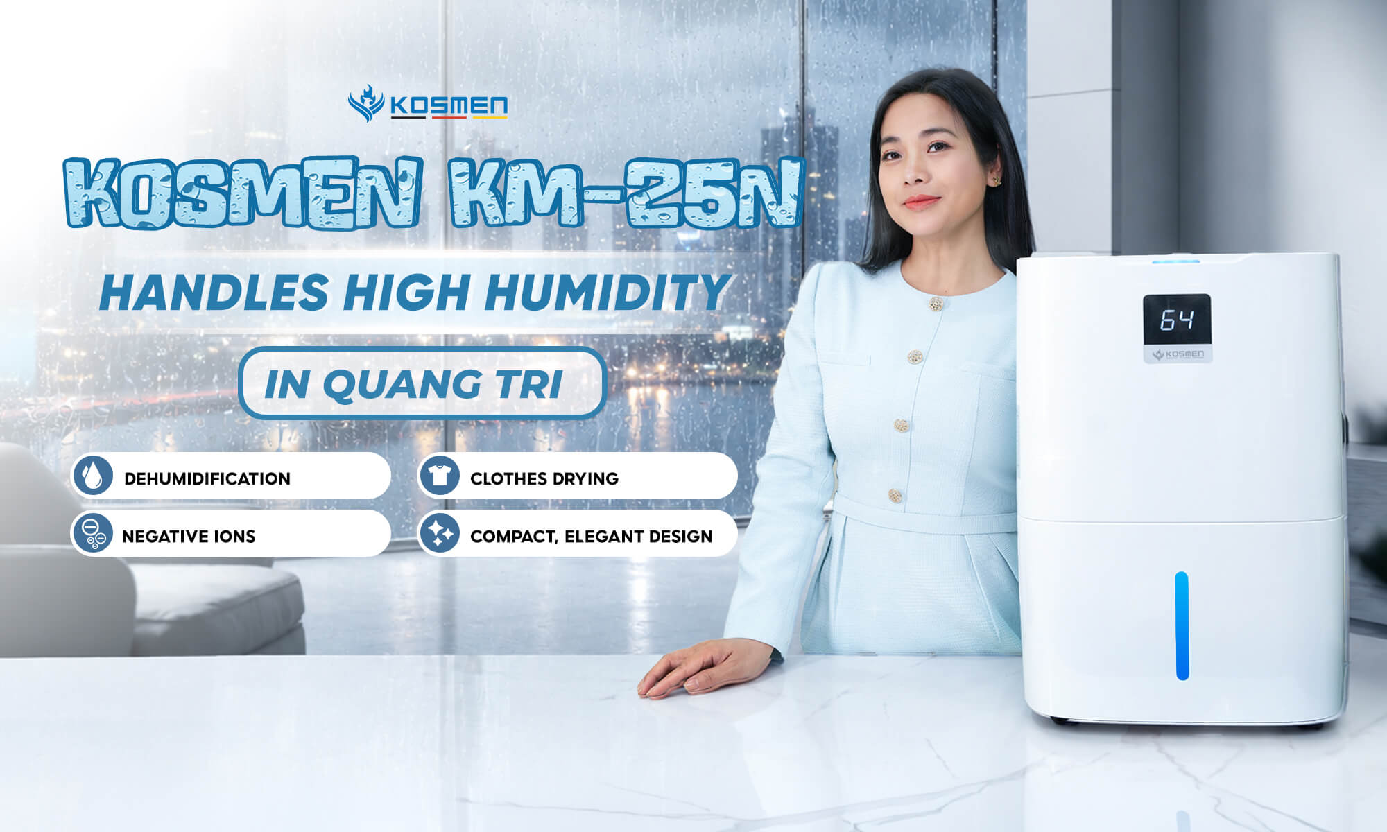 Quang Tri's rainy season, Kosmen KM-25N has you covered