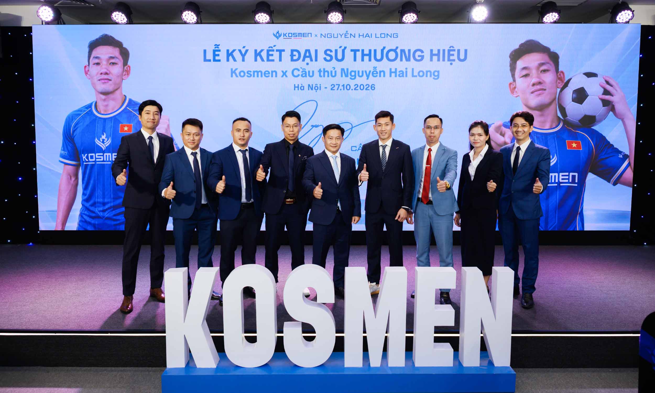 Đại sứ chụp ảnh kỷ niệm c&ugrave;ng ban l&atilde;nh đạo Kosmen v&agrave; c&aacute;c đại diện đối t&aacute;c - 2