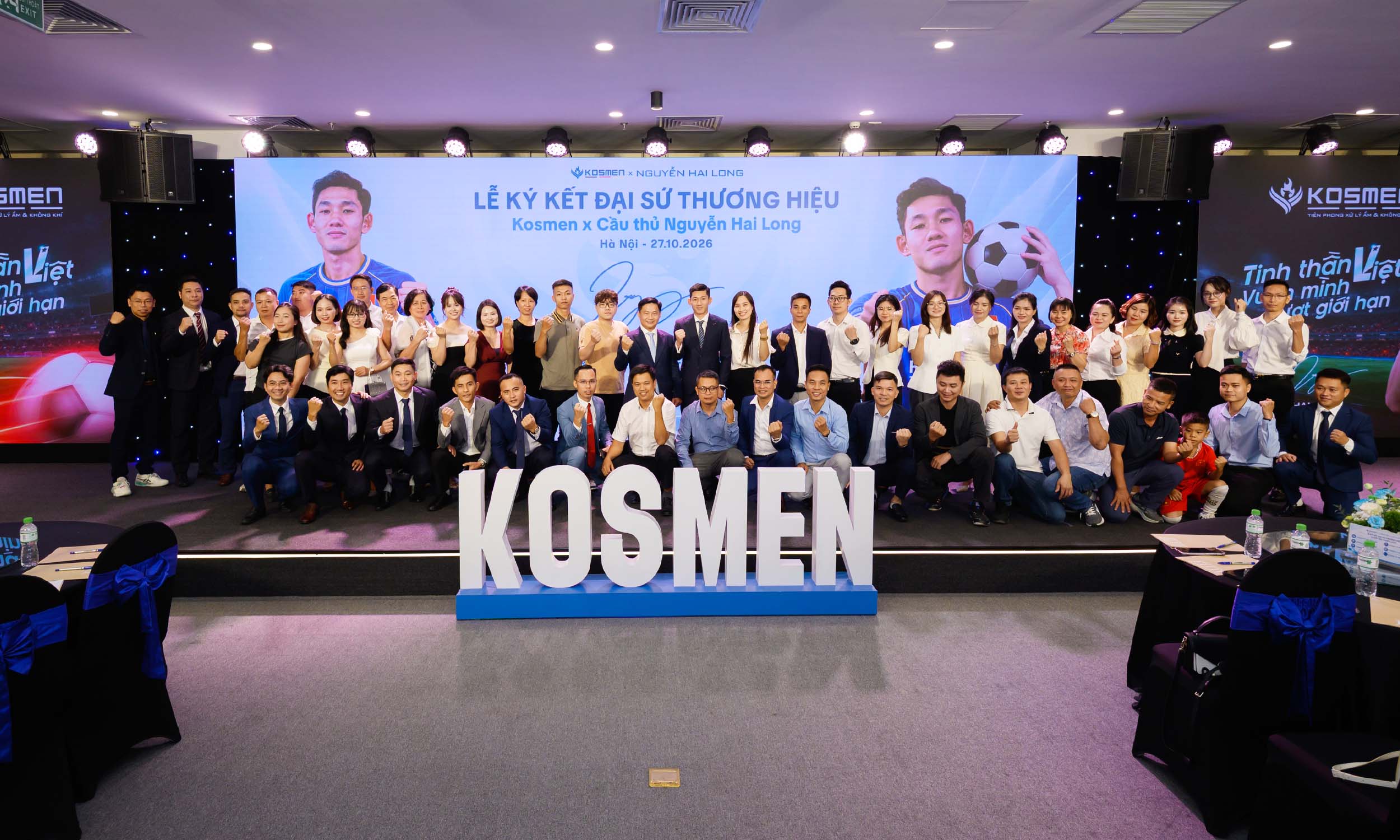 Đại sứ chụp ảnh kỷ niệm c&ugrave;ng ban l&atilde;nh đạo Kosmen v&agrave; c&aacute;c đại diện đối t&aacute;c - 3