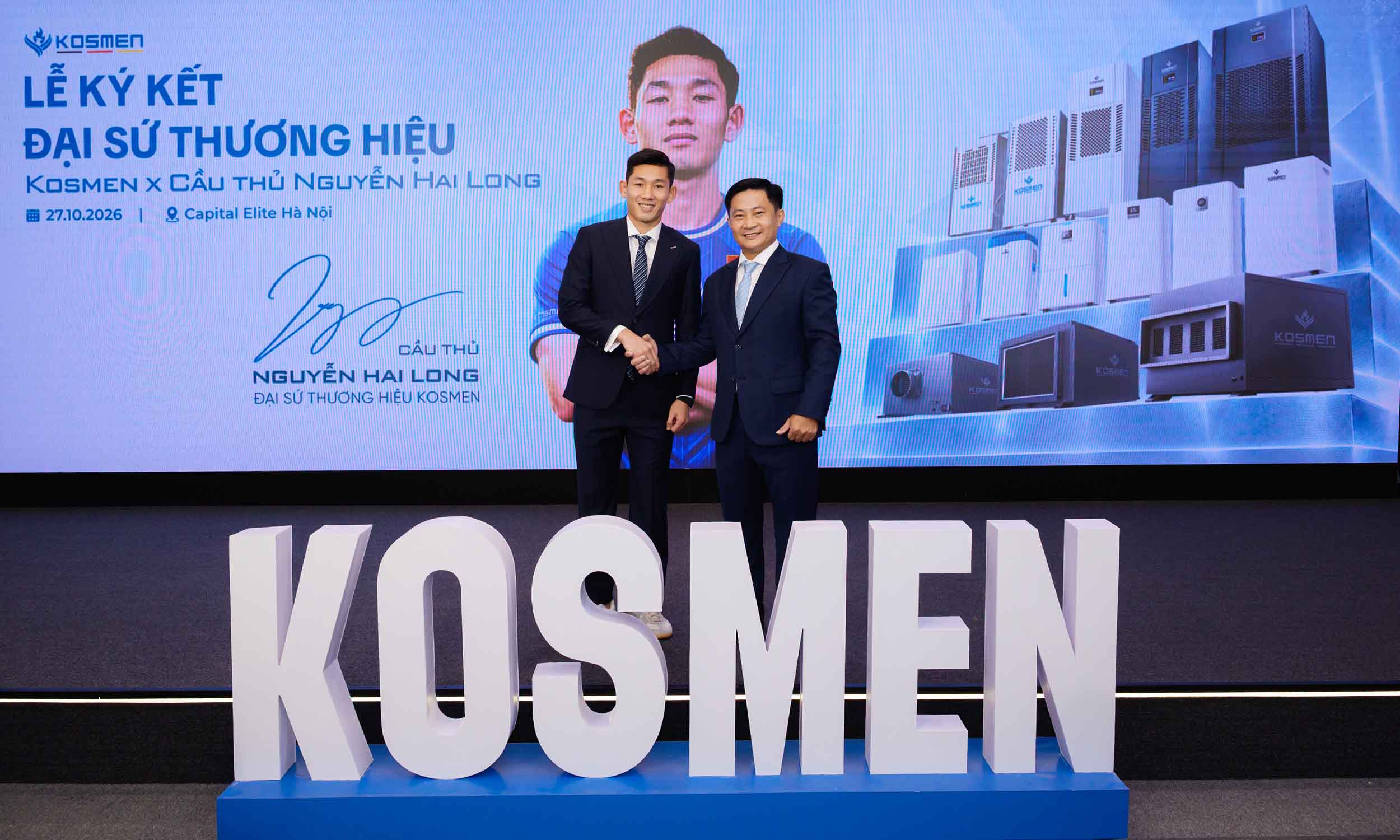 Cầu thủ Nguyễn Hai Long - Đại sứ thương hiệu Kosmen