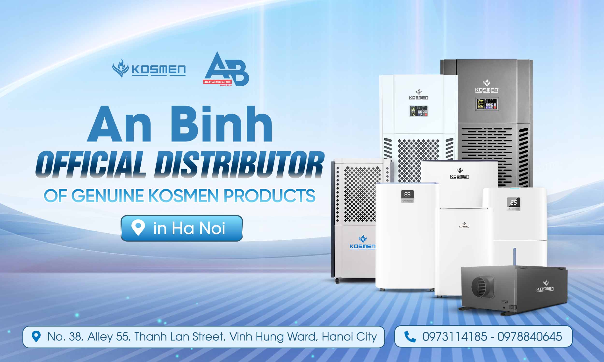 An Binh Distributor - Official Partner of Kosmen