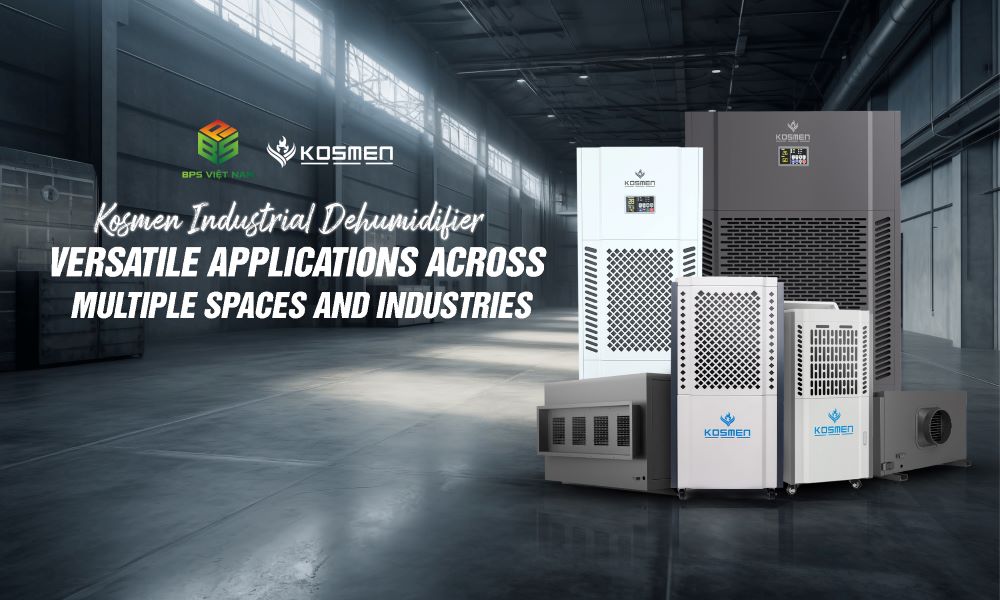  Kosmen industrial dehumidifiers are used across various industries