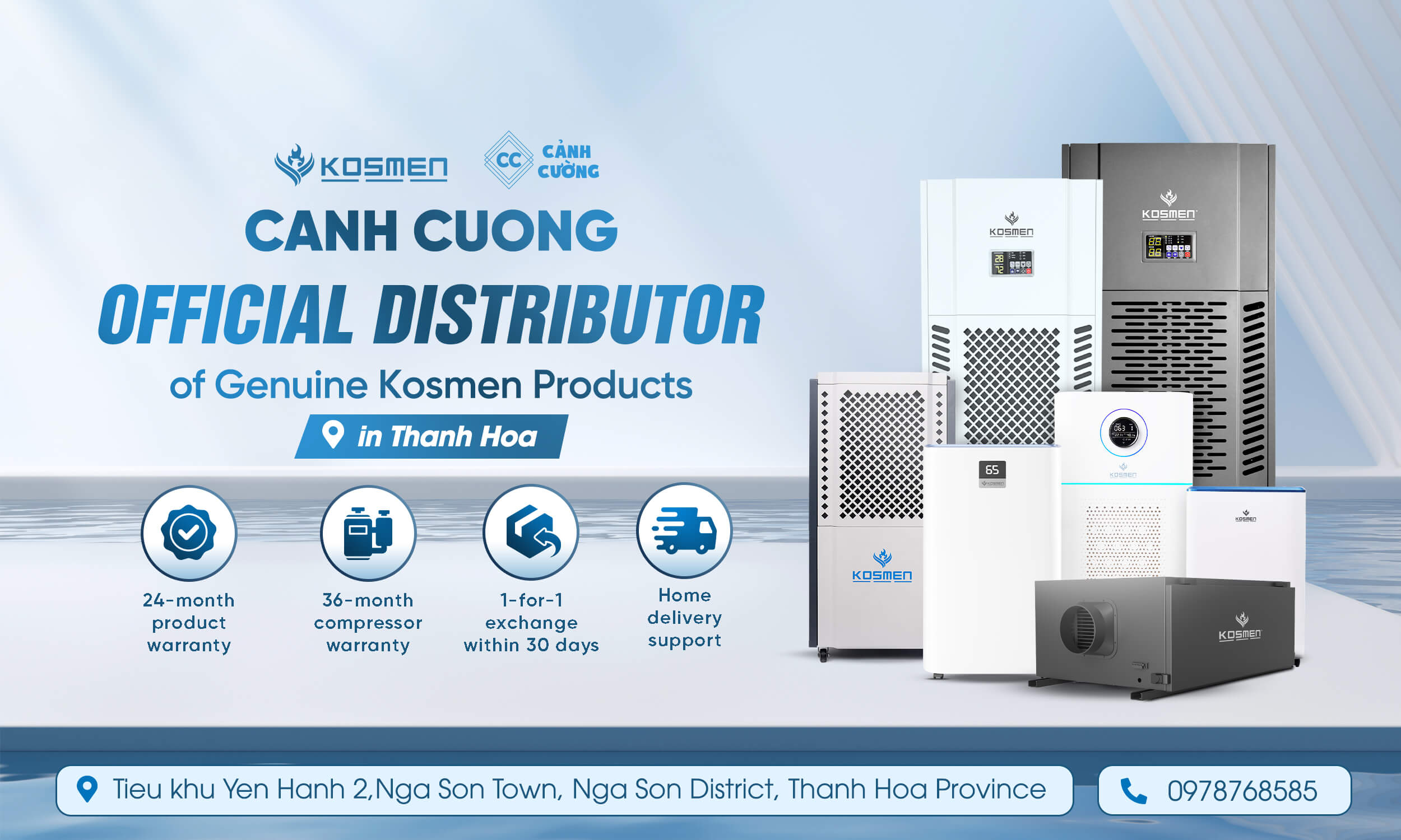 Canh Cuong – Official Kosmen Product Distribution Partner in Thanh Hoa.