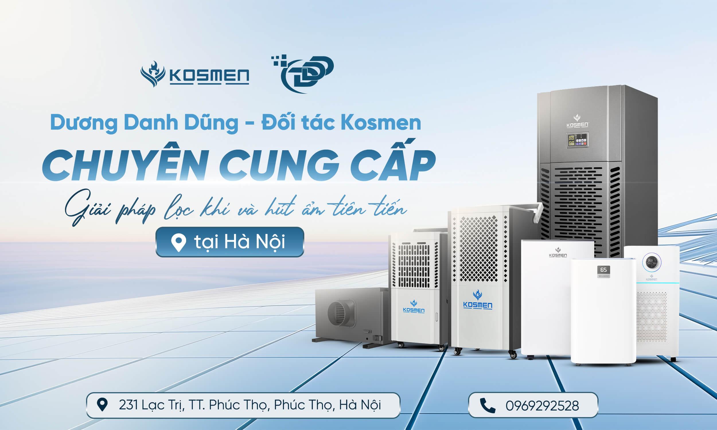 Dương Danh Dũng là đối tác phân phối sản phẩm Kosmen tại Hà Nội