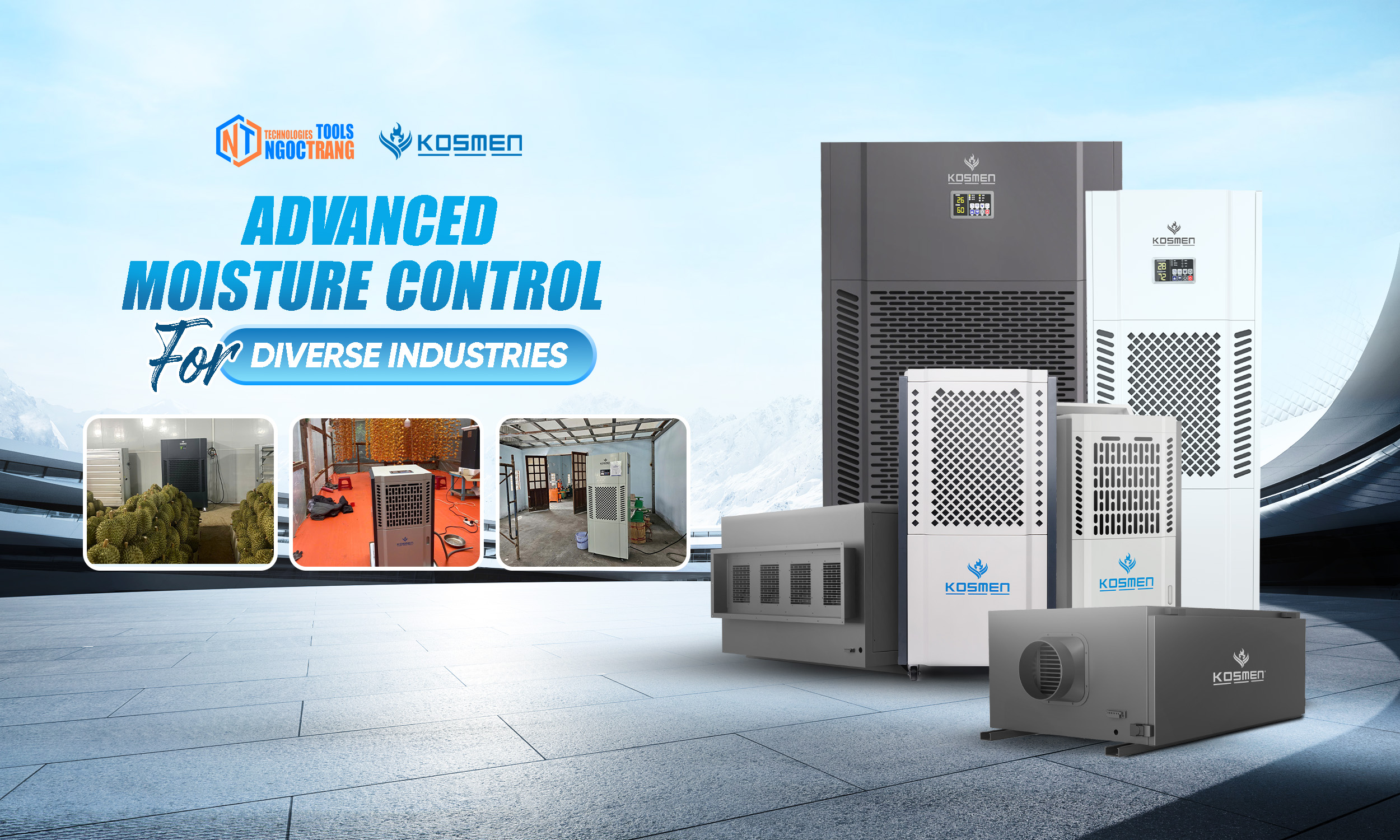 A specialized humidity control solution for multiple industries and sectors