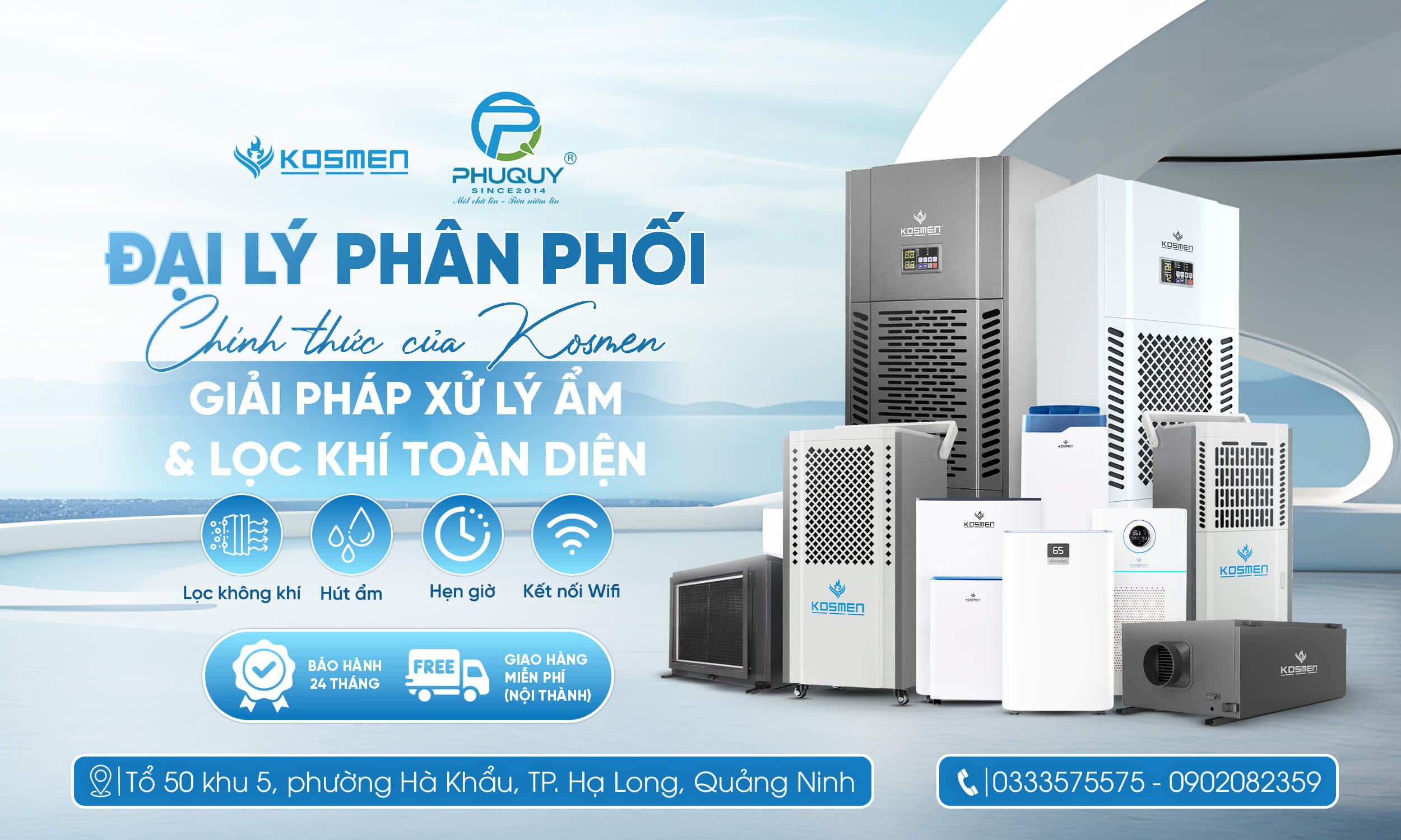Kosmen - Thương Hiệu Chuyên Cung Cấp Máy Hút Ẩm Và Lọc Không Khí Uy Tín 