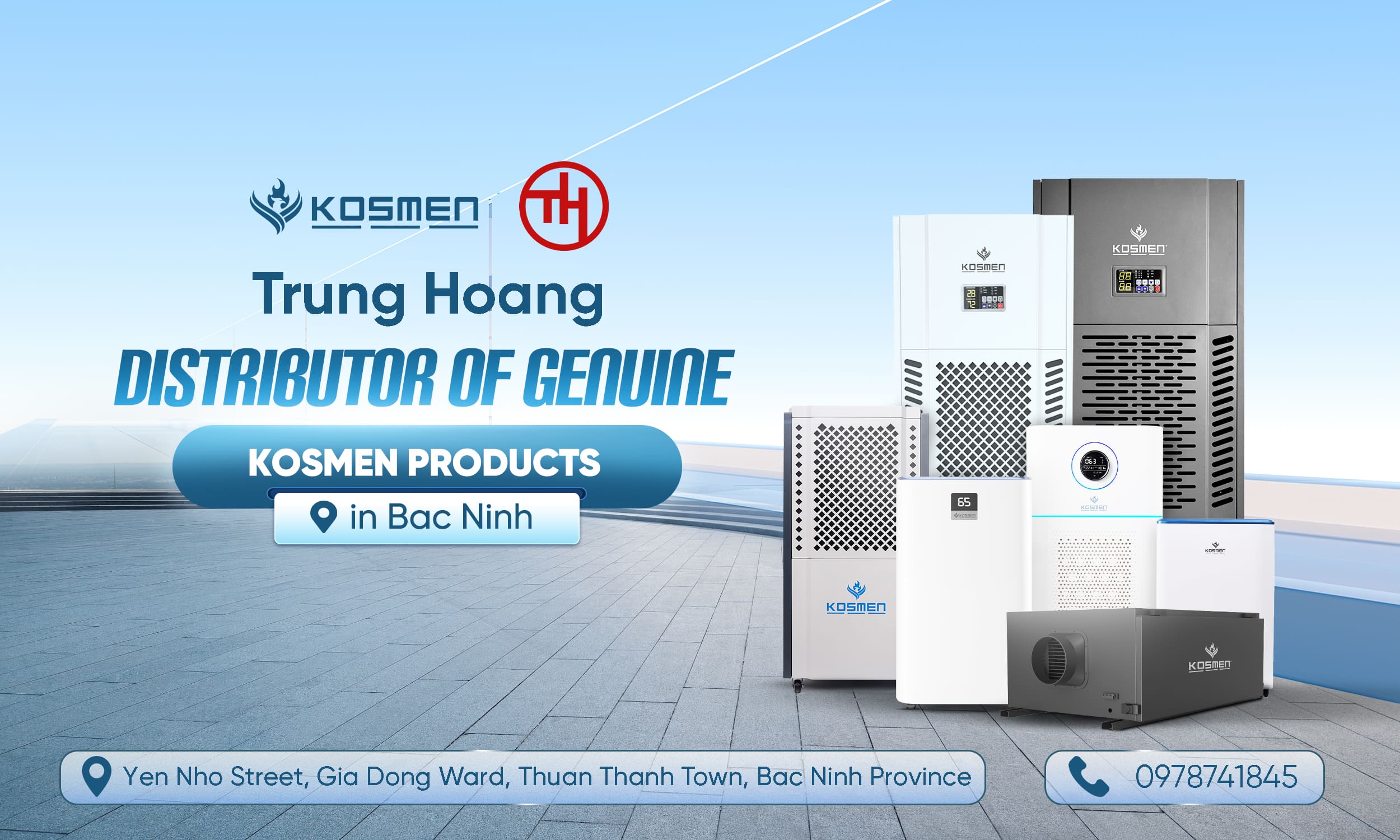  Trung Hoang - An official distributor of genuine Kosmen products in Bac Ninh