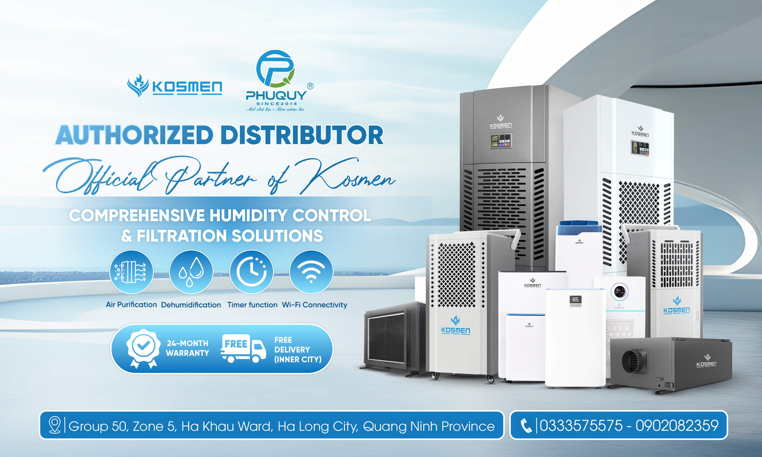 Kosmen – A Trusted Brand Specializing in Dehumidifiers and Air Purifier