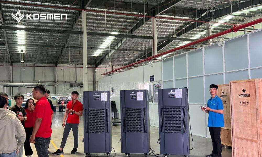 Hoàn tất quá trình bàn giao máy hút ẩm Kosmen cho doanh nghiệp