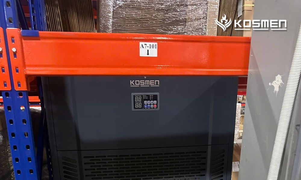 Kosmen KM-480S positioned at the proposed installation location