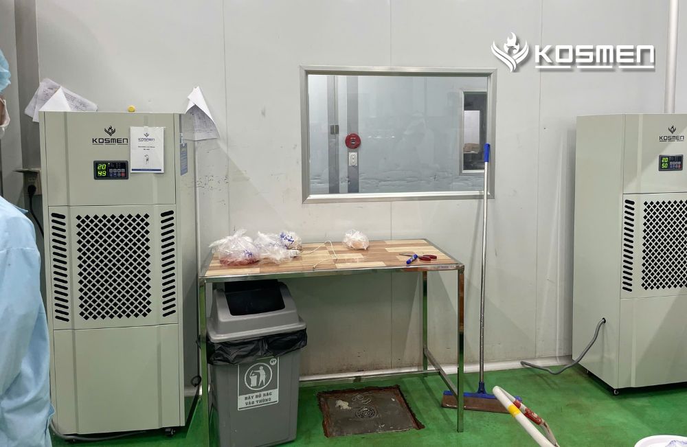 Kosmen industrial dehumidifier installed at LABCOS.