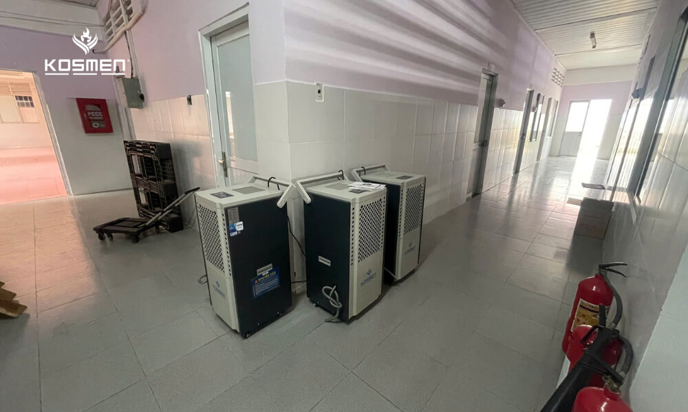Máy hút ẩm Kosmen duy trì độ ẩm lý tưởng cho bệnh viện 