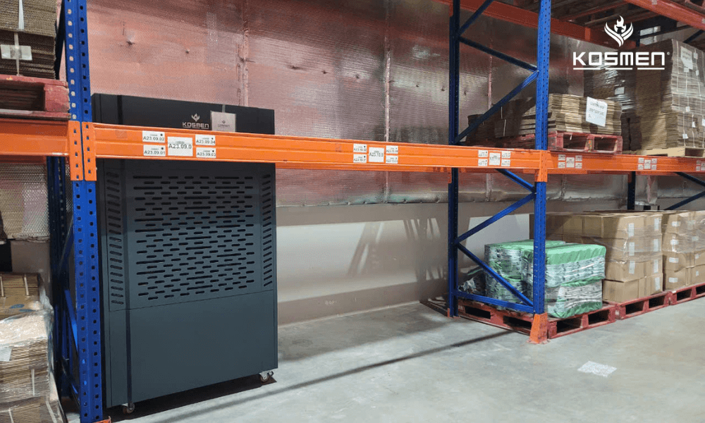  The Kosmen KM-480S dehumidifier – the humidity control solution for the warehouse of Schenker Vietnam 