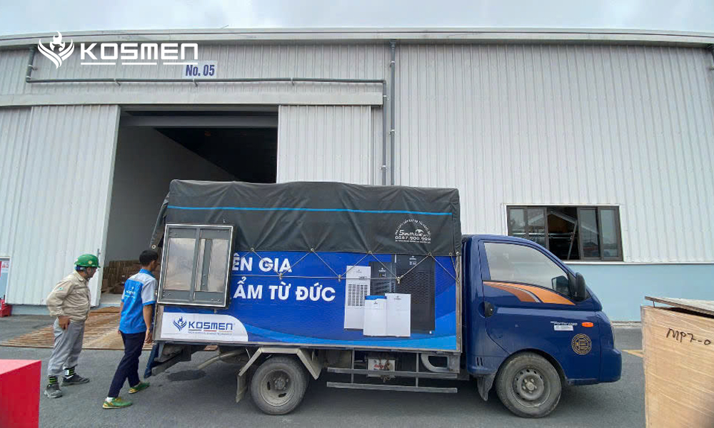 Kosmen provides delivery support of the dehumidifier to Bumhan Vina Company