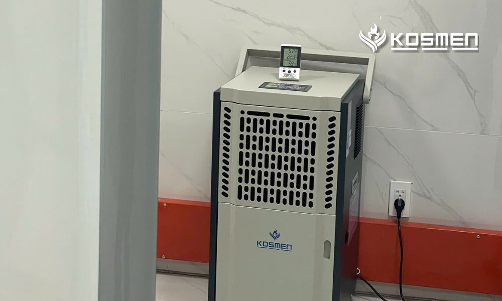 M&aacute;y h&uacute;t ẩm c&ocirc;ng nghiệp Kosmen được bố tr&iacute; theo đề xuất