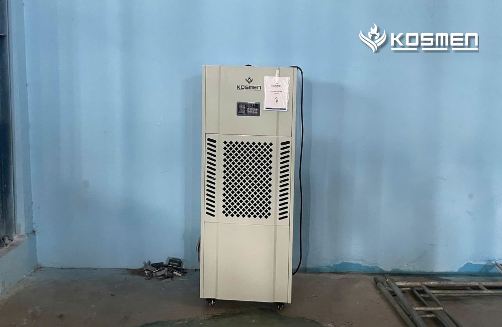 Kosmen KM-180S Industrial Dehumidifier After Installation