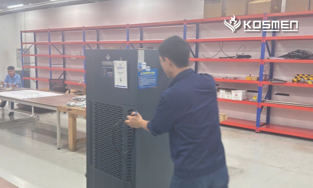 Kosmen arranges placement and installation of KM-150S dehumidifiers