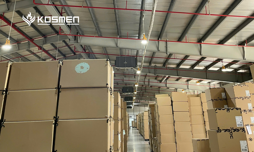 Goods are effectively protected from mold and damage with the Kosmen KM-180DS