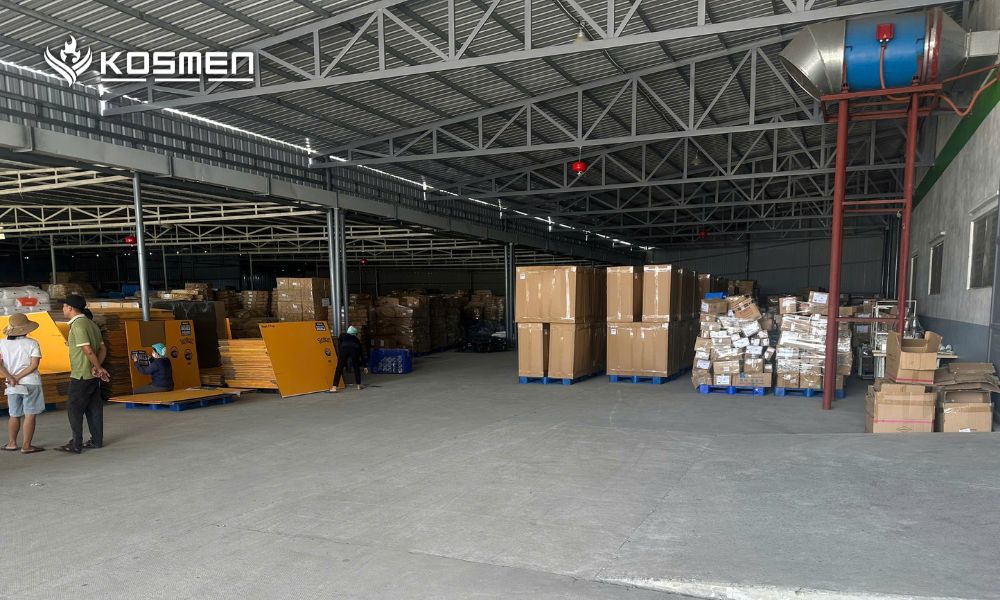 Kosmen khảo sát thực tế tại kho xưởng của Công ty TNHH Innoflow Vina