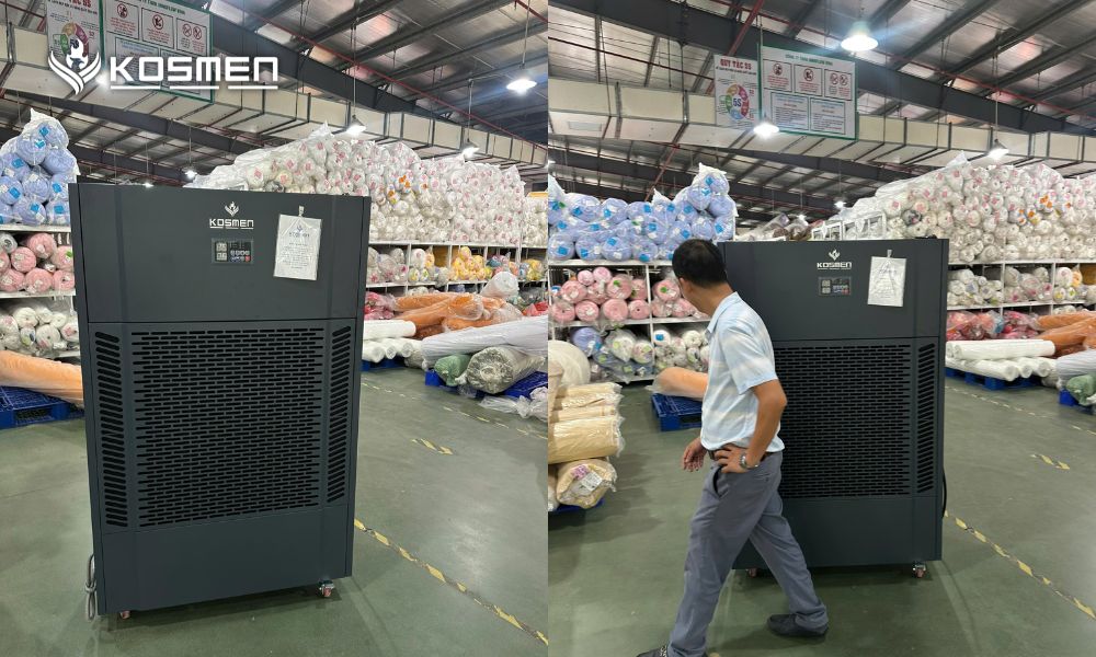 Kosmen xác nhận bàn giao 4 máy hút ẩm Kosmen KM-480S cho Công ty Innoflow Vina