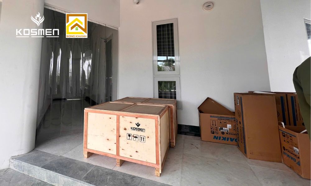 Lắp đặt Máy hút ẩm âm trần Kosmen KM-180DS tại Chùa Chánh Đẳng Giác