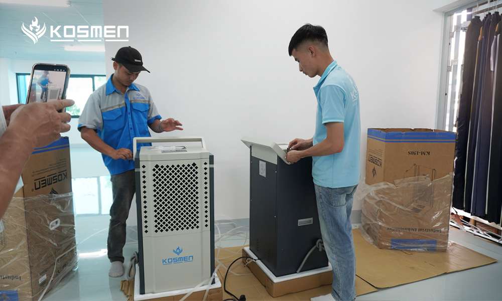 Kosmen proposed a high-capacity dehumidification solution to help maintain stable humidity levels in the electrical cable production and storage areas