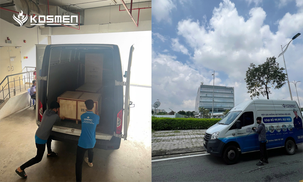 Kosmen delivered the dehumidification system to OneHub Saigon