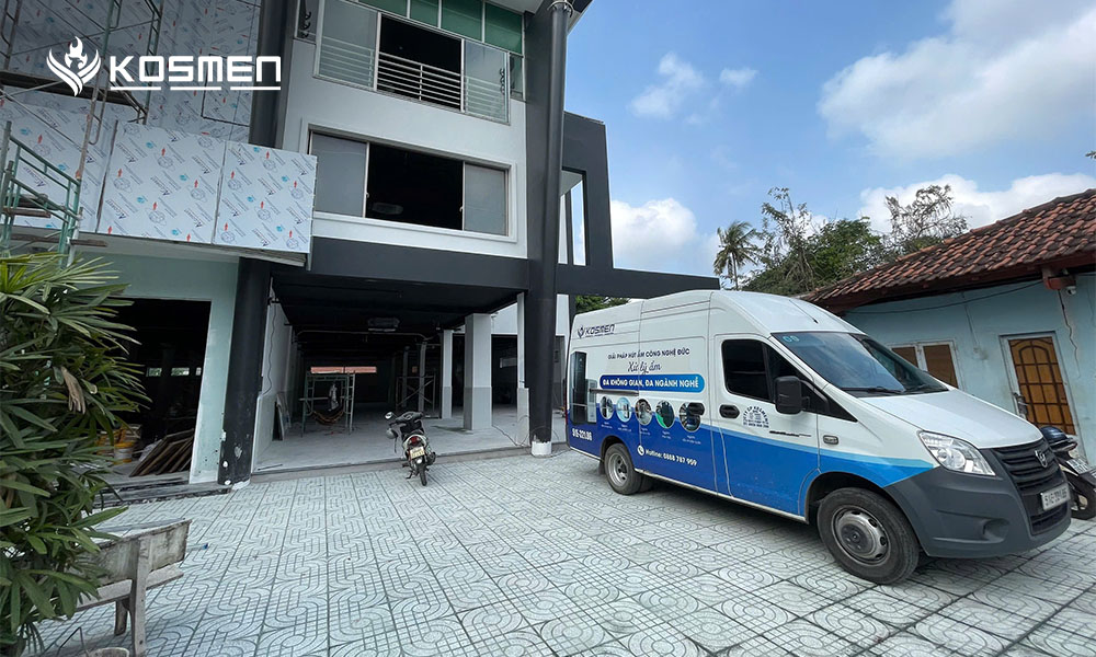 Kosmen vận chuyển m&aacute;y h&uacute;t ẩm đến Dragon Prime Gym Thủ Đức