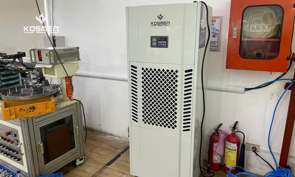 Máy hút ẩm Kosmen KM-180S kiểm soát ẩm không gian lớn phòng kiểm tra NG 