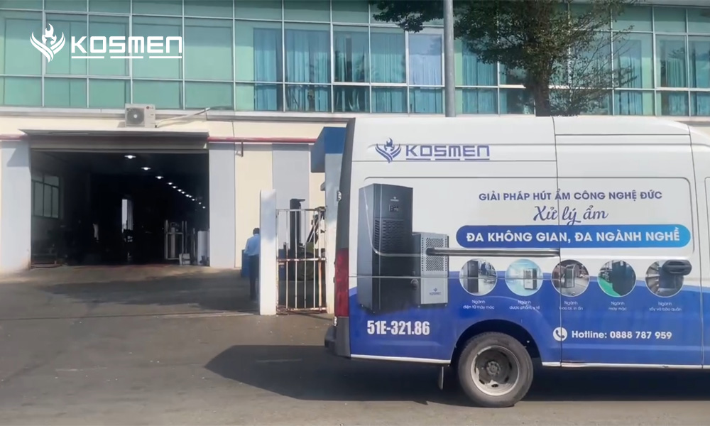 Dehumidifier for Humidity Control in Automotive Parts Inspection Rooms