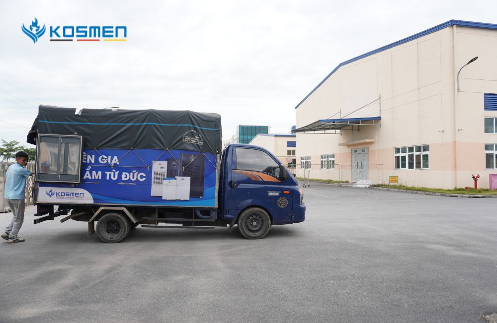 Lắp đặt máy hút ấm Kosmen KM-480S tại Công Ty TNHH Dream Plastic Ninh Bình