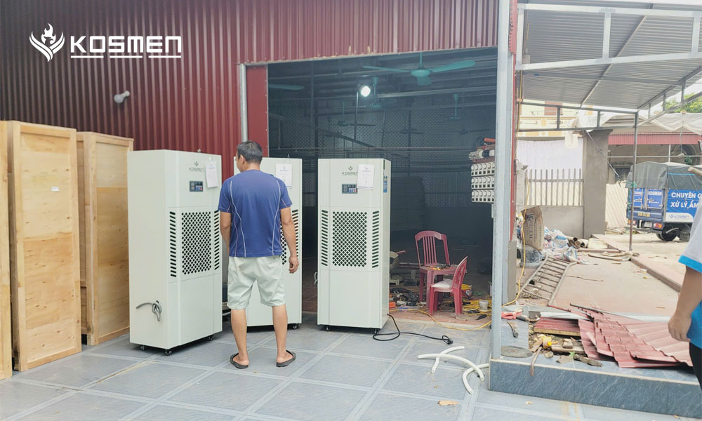 Kosmen KM-180S prevents mold growth, helping the production process run smoothly