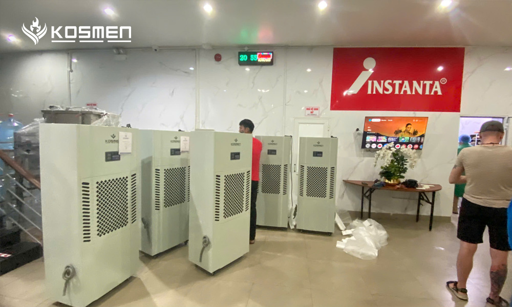Lắp Đặt Máy Hút Ẩm Khử Ẩm Nhà Máy Sản Xuất Cà Phê