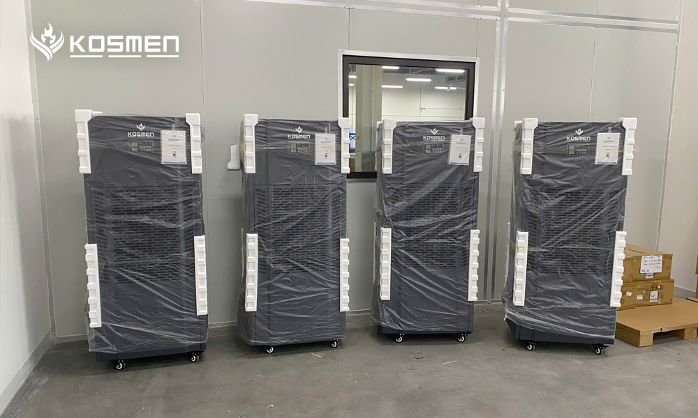 Hệ thống máy hút ẩm công suất lớn khử ẩm hiệu quả khu vực sản xuất cáp và dây nối