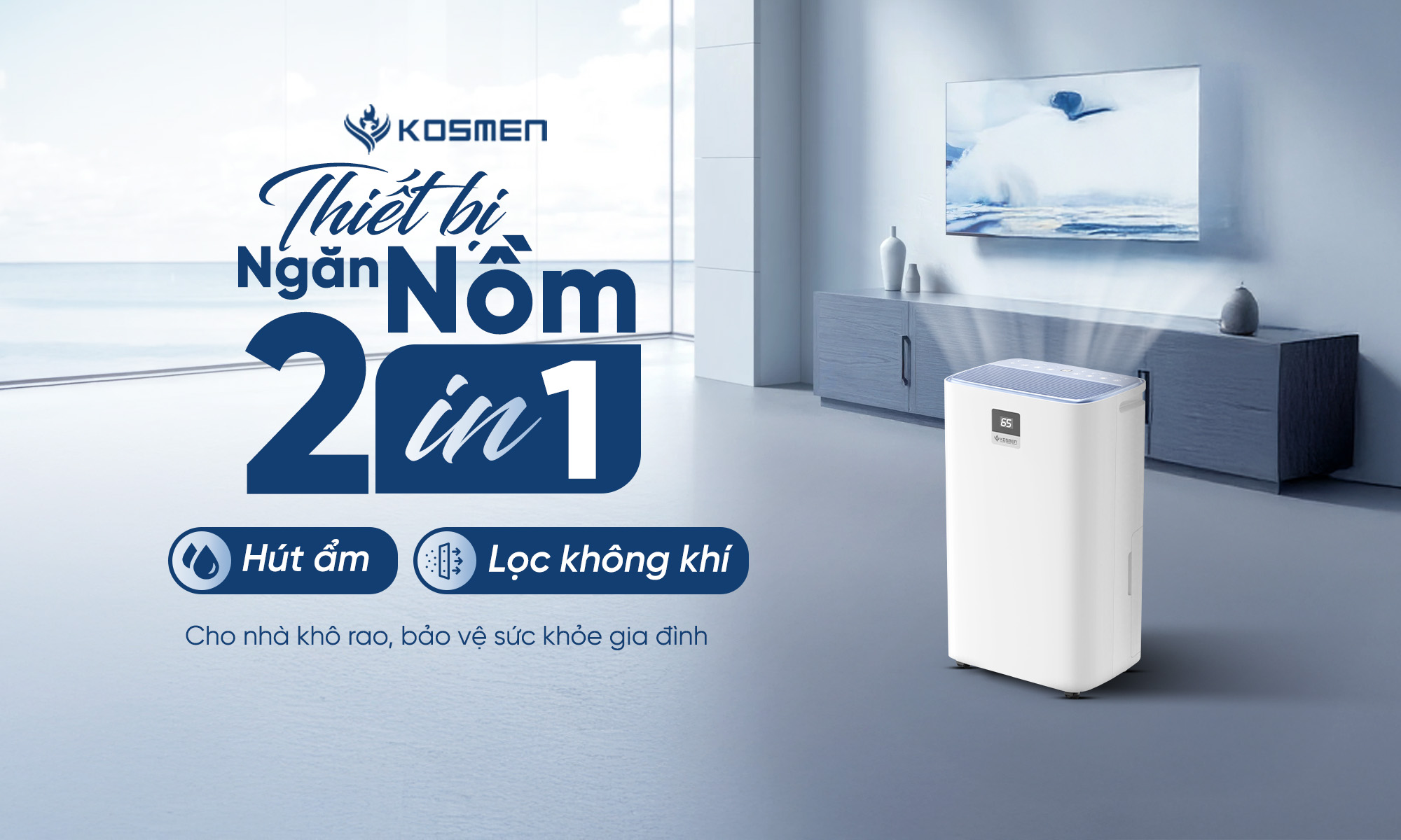 Kosmen KM-30N là thiết bị diệt nồm 2in1 được tin dùng hiện nay