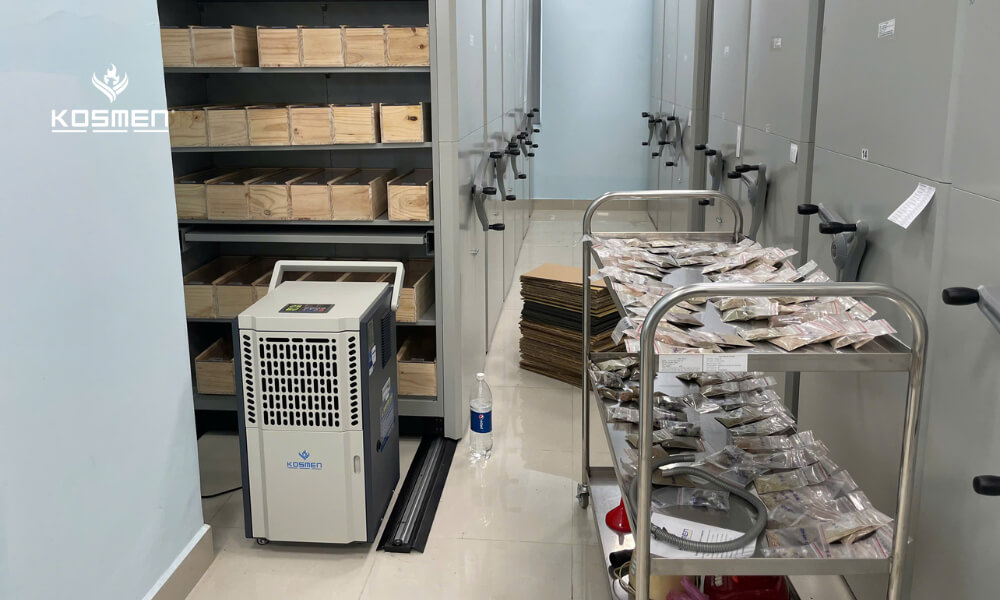 Kosmen dehumidifiers are equipped with multifunctional features to optimize humidity control processes 