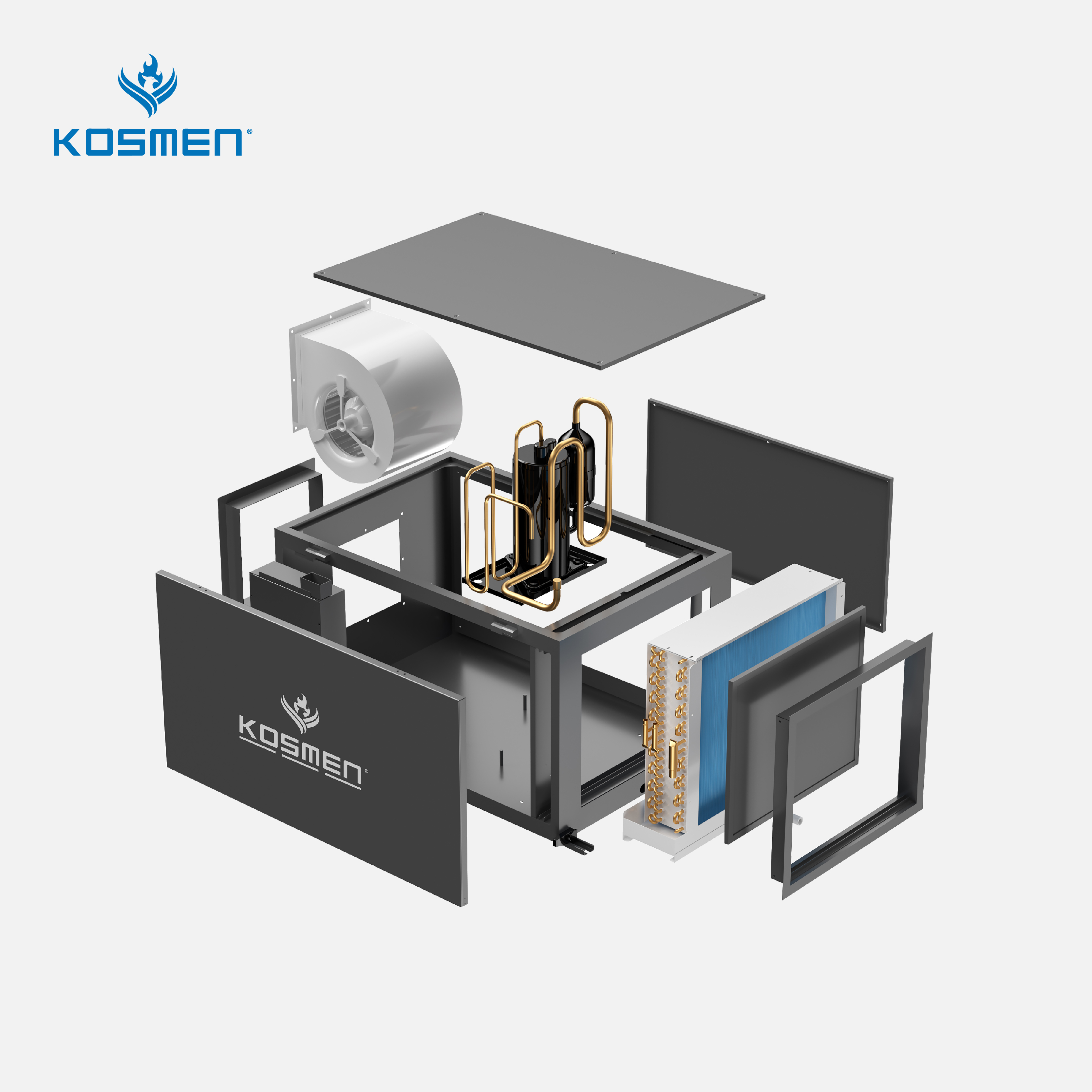 Kosmen KM-180DS Ceiling-Mounted Dehumidifier