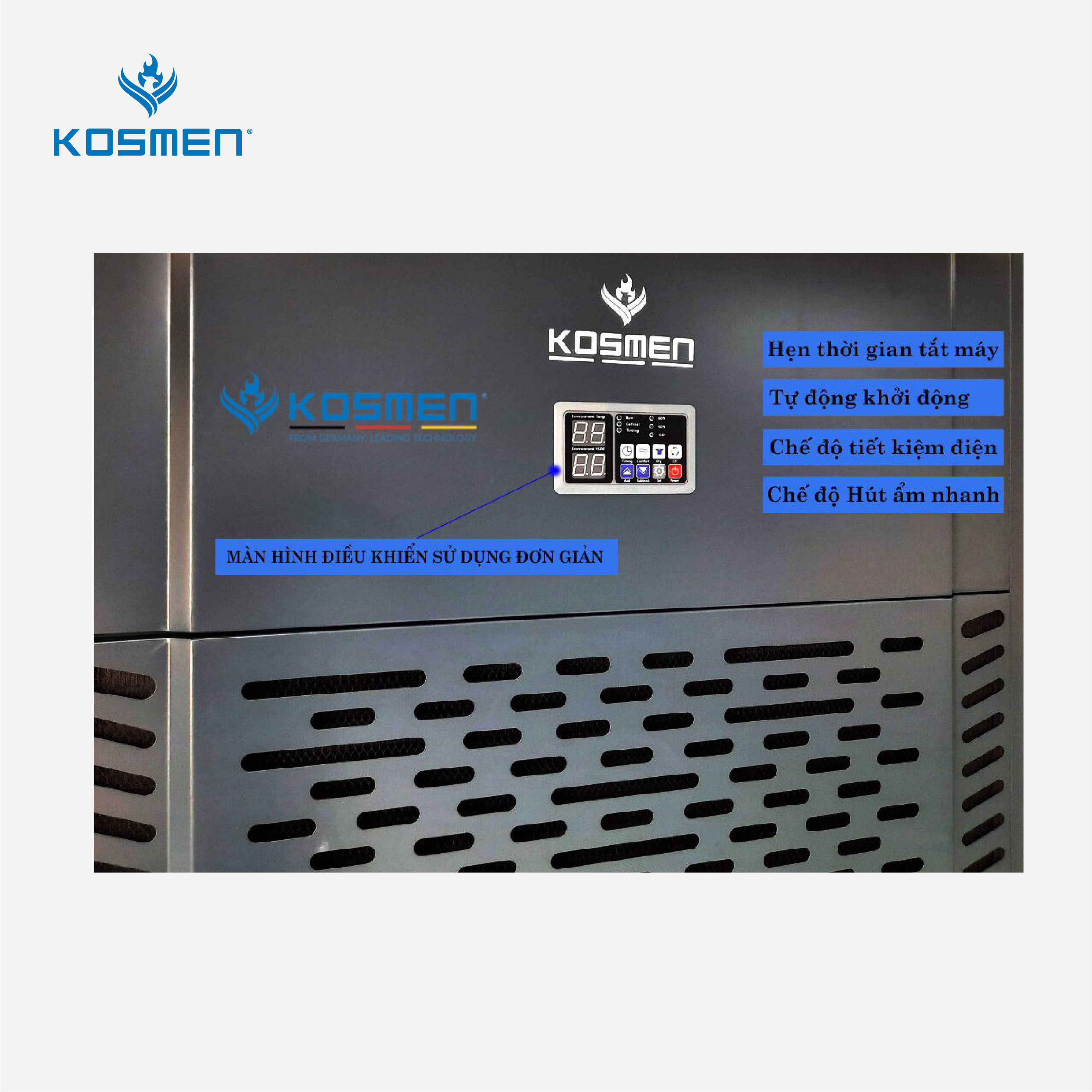 Kosmen KM-480S Industrial Dehumidifier