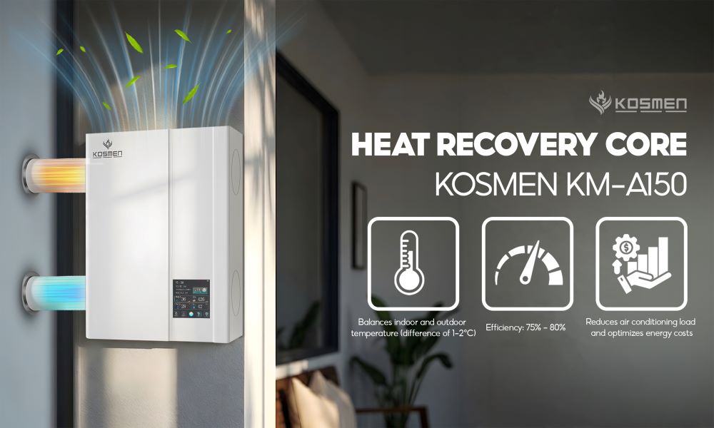 Heat Recovery Technology - Retains air conditioning coolness and maximizes electricity savings