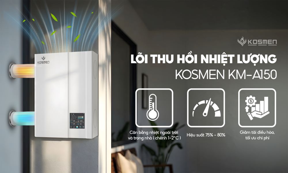 C&ocirc;ng nghệ thu hồi nhiệt - Bảo to&agrave;n hơi lạnh điều h&ograve;a, tiết kiệm tối đa h&oacute;a đơn tiền điện
