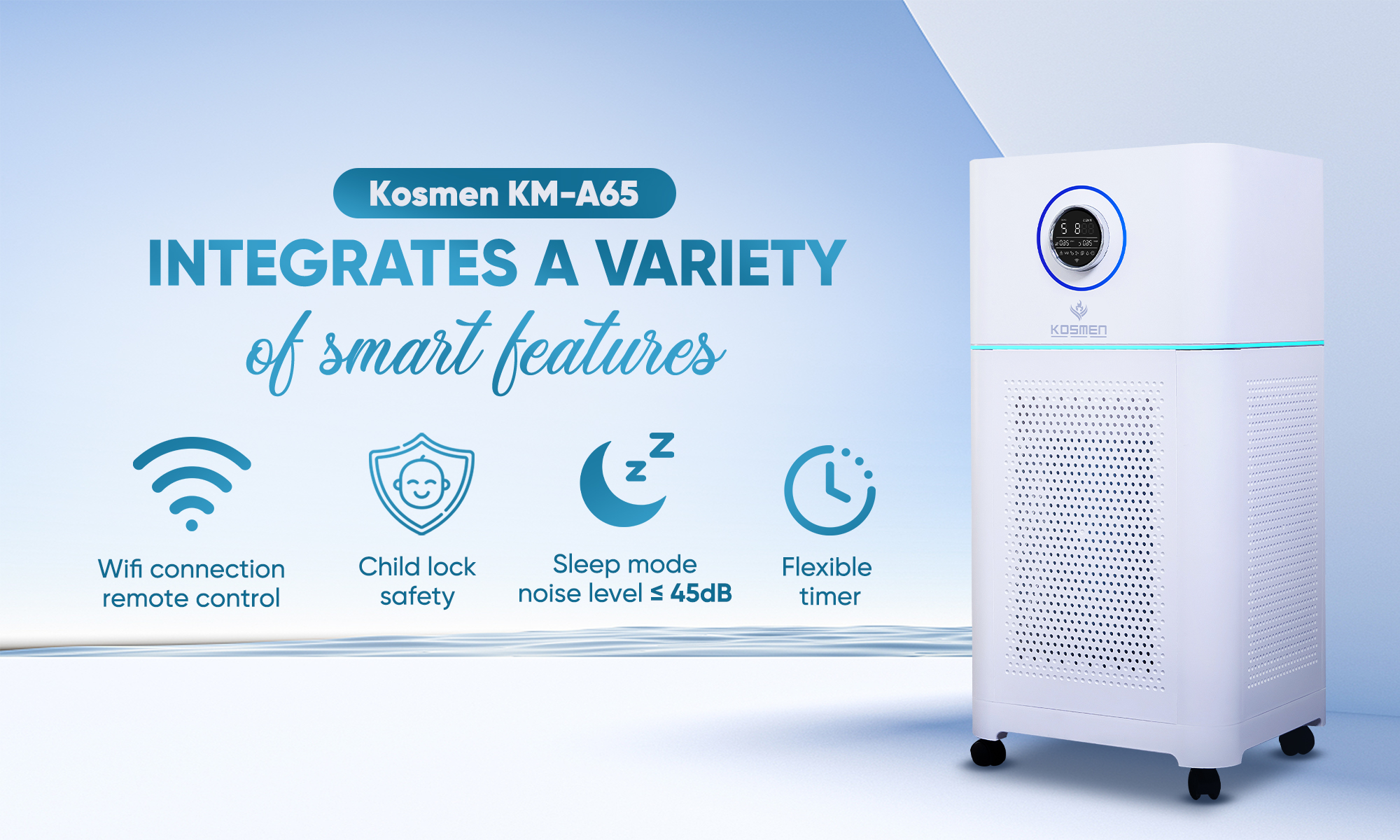 KOSMEN-KM-A65-integrates-a-variety-of-smart-feature