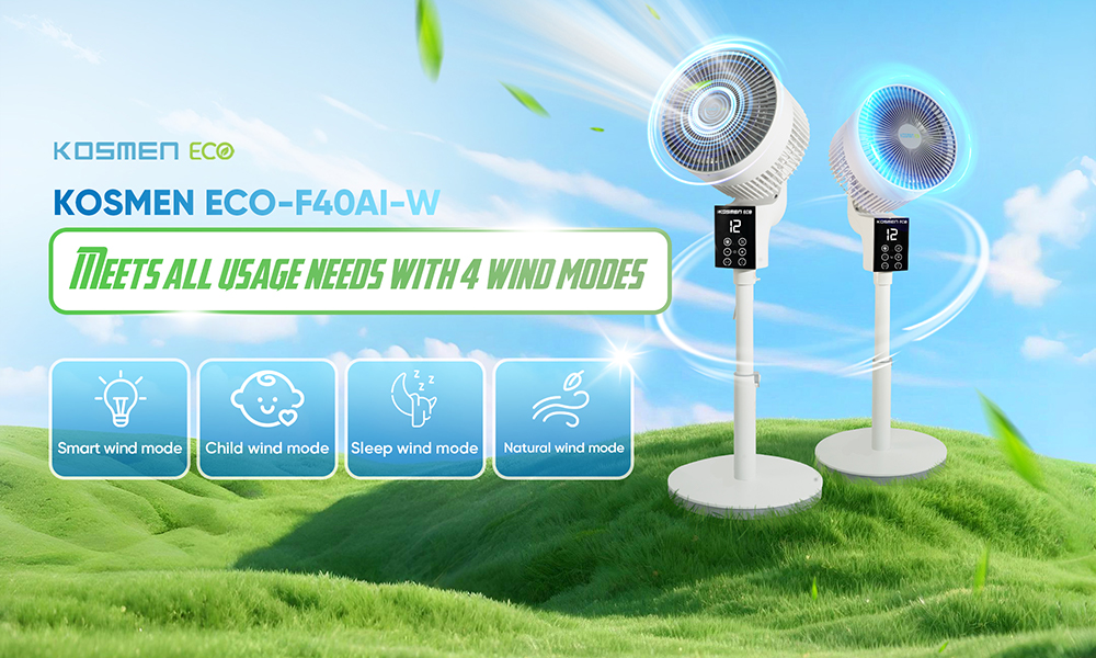Kosmen ECO-F40AI-W brings a convenient and modern living experience