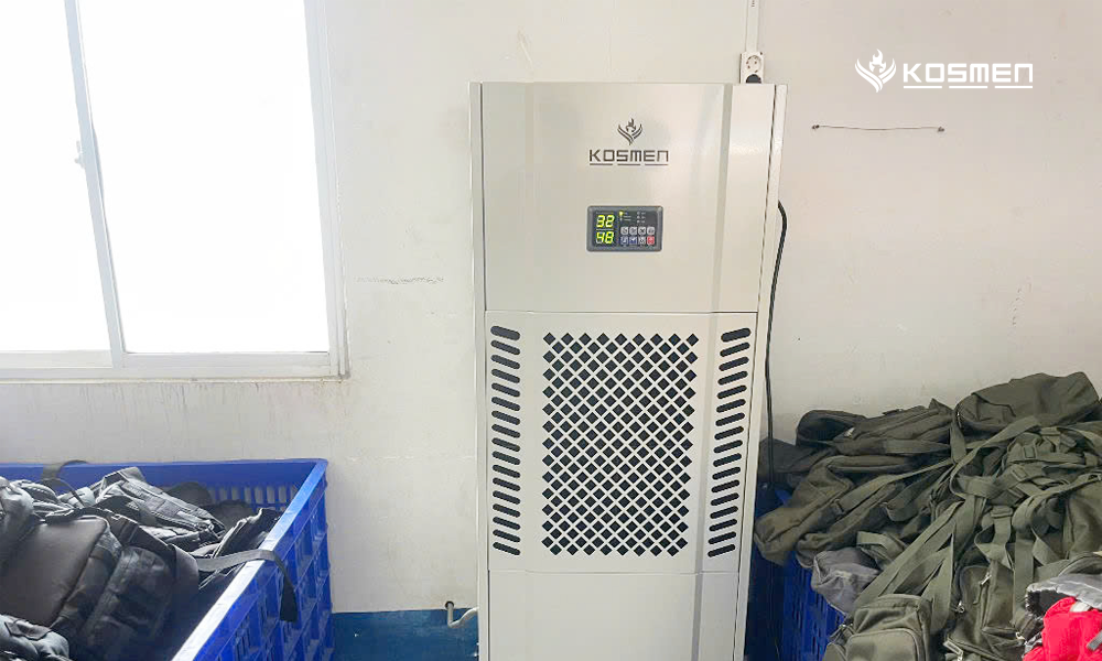 Kho bảo quản balo, túi xách không còn tình trạng ẩm mốc nhờ được kiểm soát ẩm hiệu quả