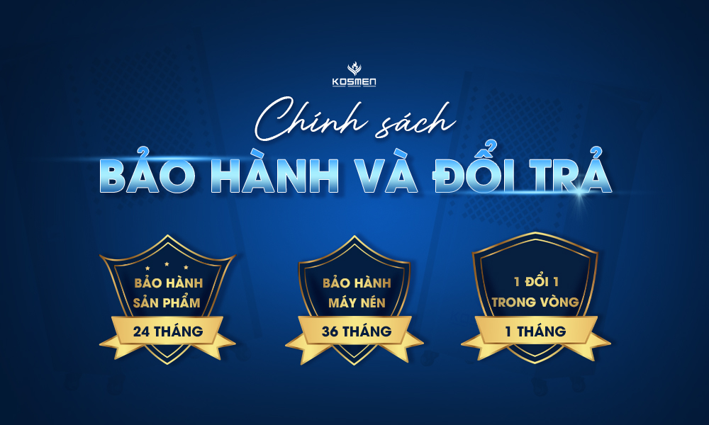 Chính sách bảo hành và đổi trả tại Kosmen