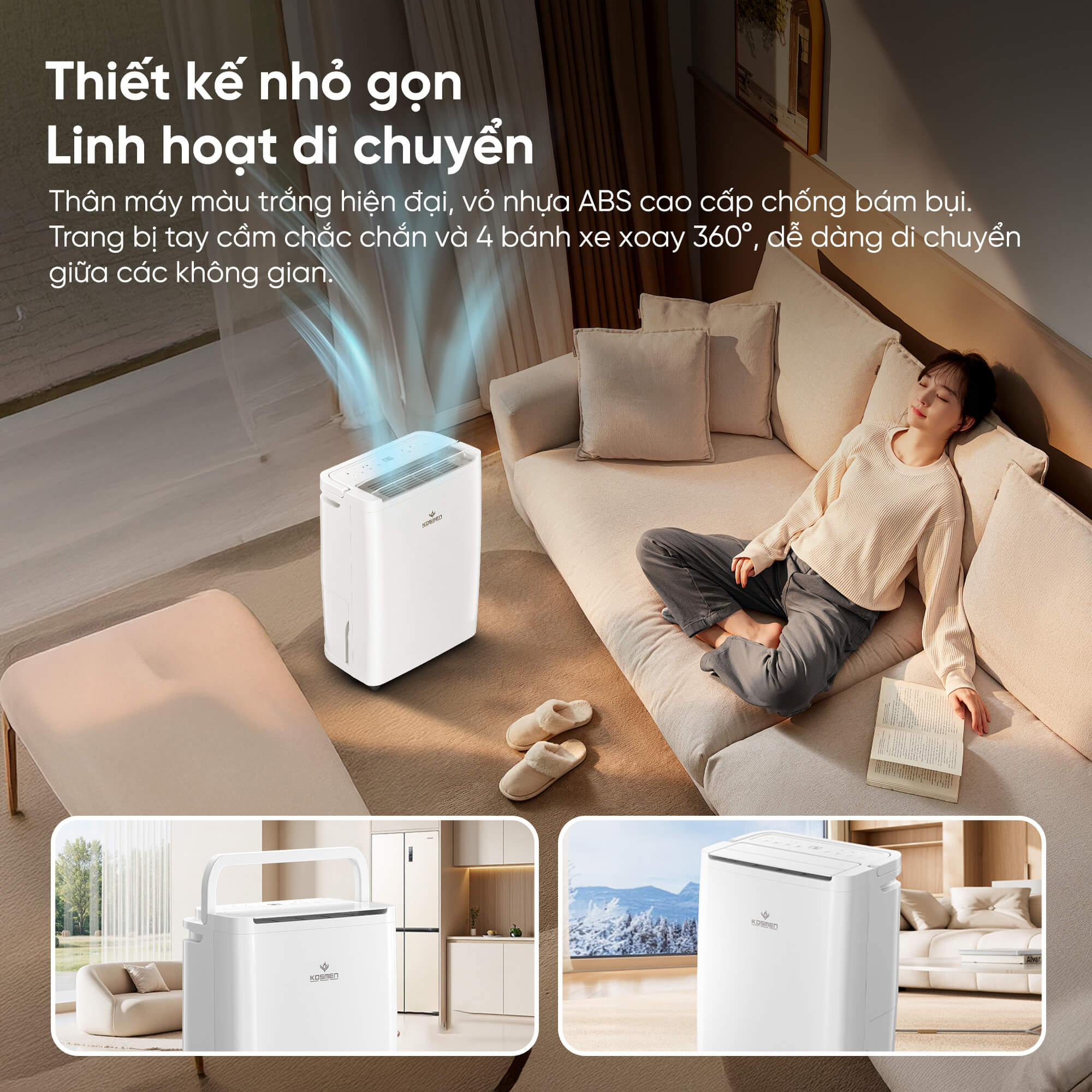 Kosmen KM-12W Household Dehumidifier