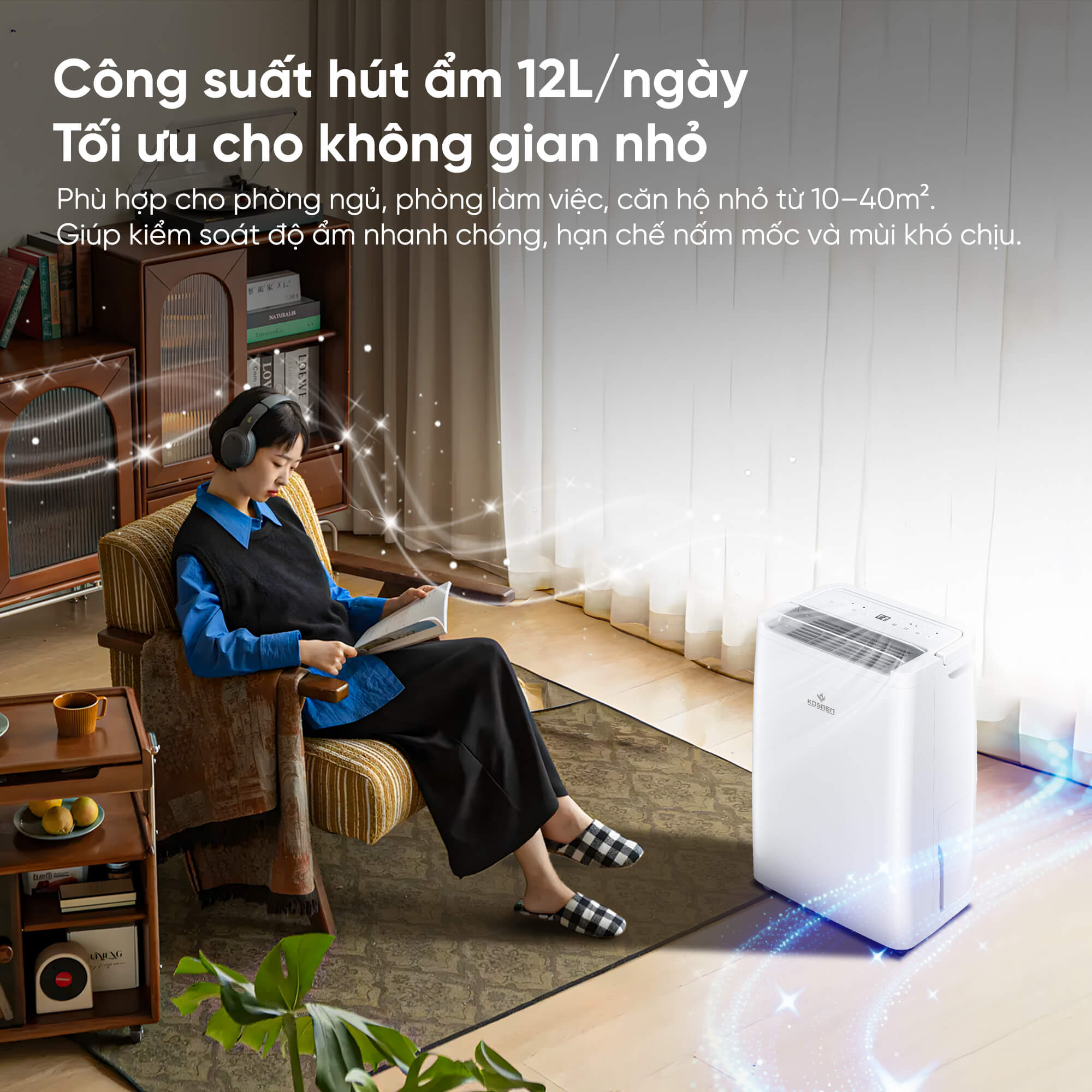 Kosmen KM-12W Household Dehumidifier