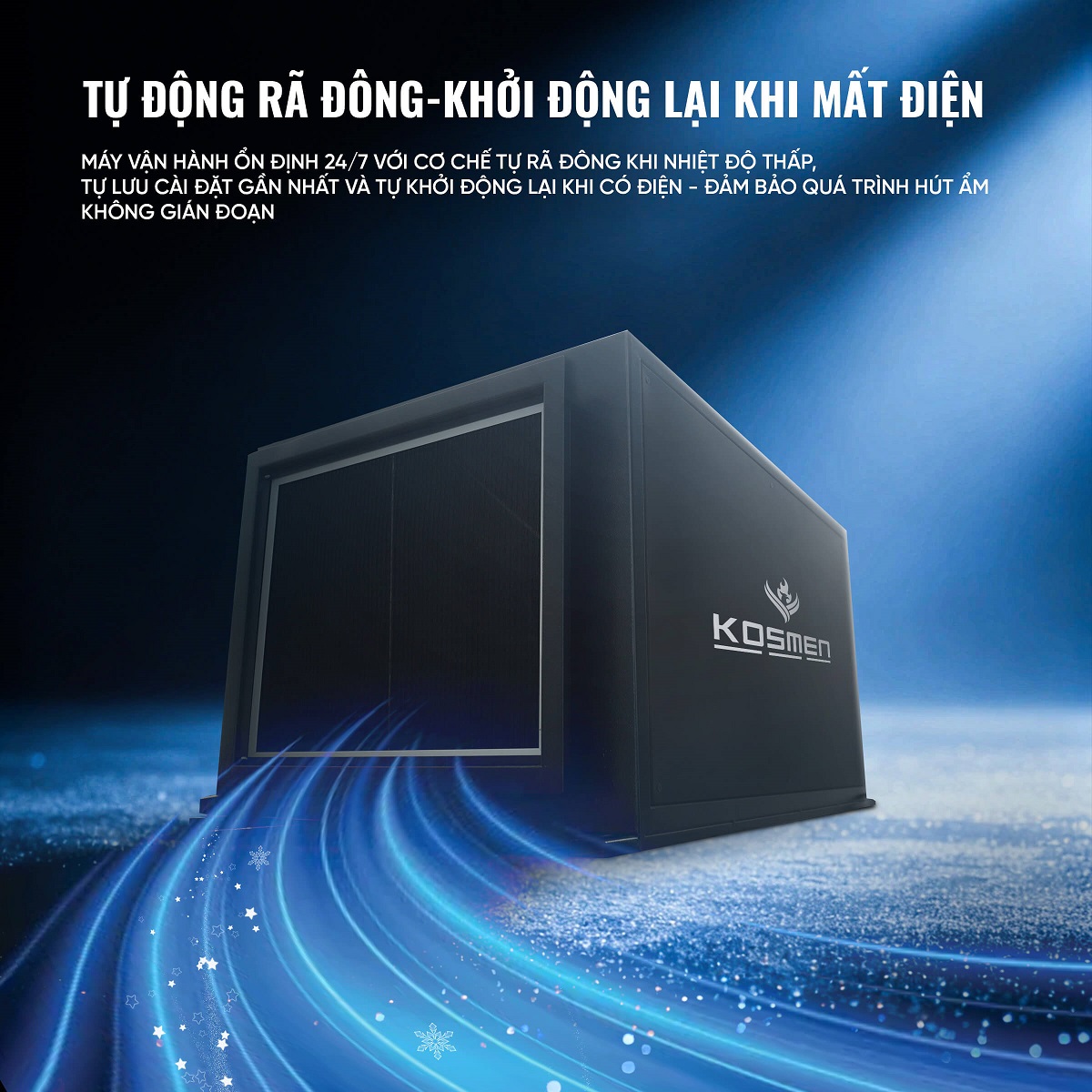 Kosmen KM-180DS Ceiling-Mounted Dehumidifier