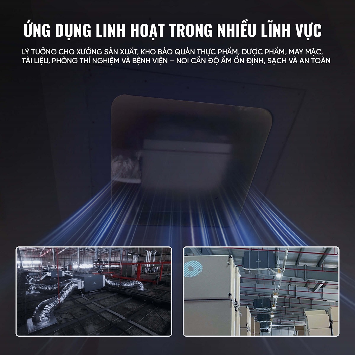 Kosmen KM-180DS Ceiling-Mounted Dehumidifier