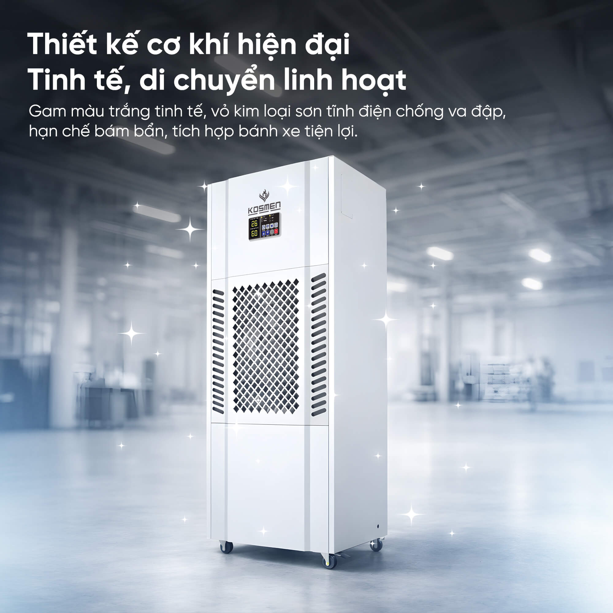 Máy hút ẩm công nghiệp Kosmen KM-180S