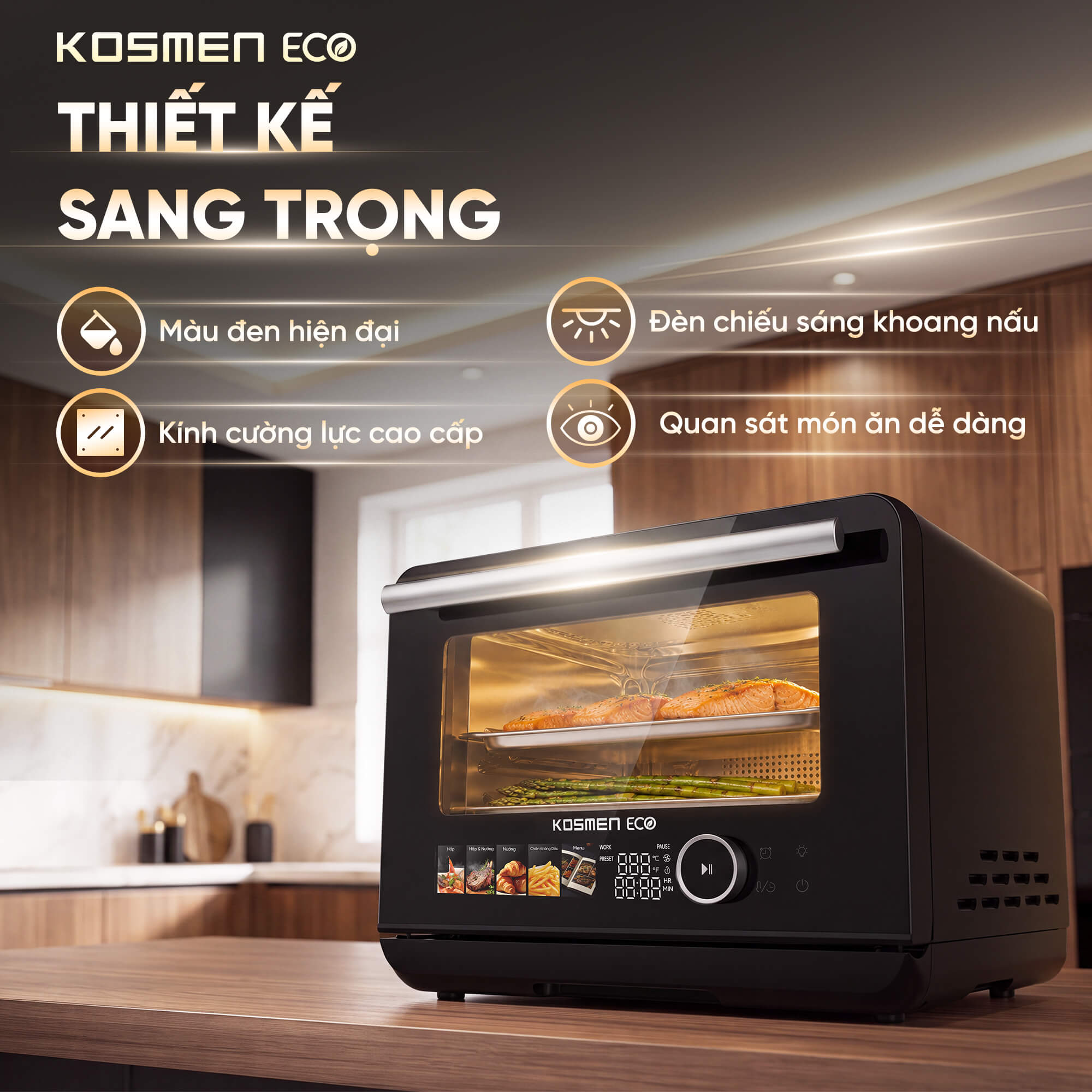Nồi chiên hơi nước Kosmen Eco ECO-23B